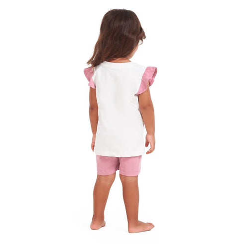 Girls summer pajama set Donuts t-shirt + Cashmere shorts